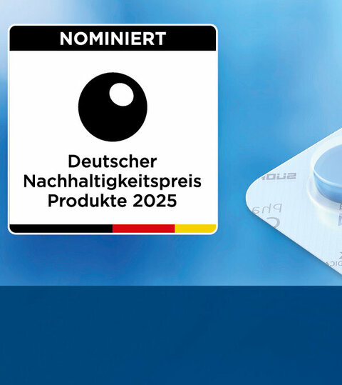 Dieses Bild zeigt das Produkt PharmaGuard® von SÜDPACK MEDICA, nominiert für den Deutschen Nachhaltigkeitspreis in der Kategorie Produkte 2025.